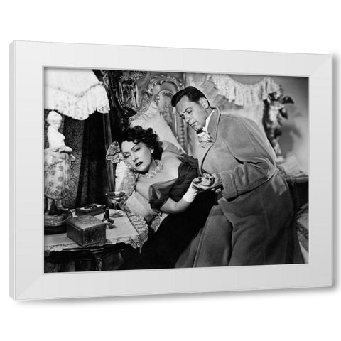 Sunset Boulevard White Modern Wood Framed Art Print by Hollywood Photo Archive