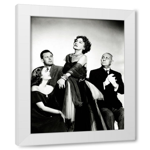 Sunset Boulevard White Modern Wood Framed Art Print by Hollywood Photo Archive