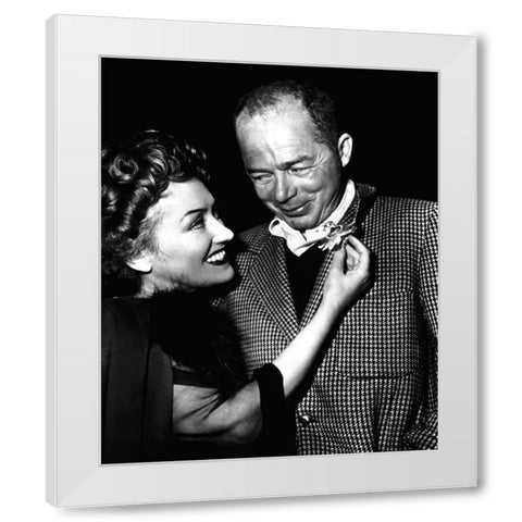 Sunset Boulevard White Modern Wood Framed Art Print by Hollywood Photo Archive