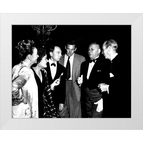 Sunset Boulevard - Her Bridge Partners White Modern Wood Framed Art Print by Hollywood Photo Archive