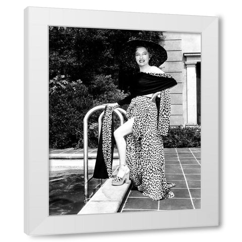 Sunset Boulevard White Modern Wood Framed Art Print by Hollywood Photo Archive