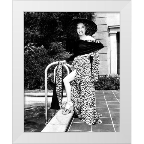 Sunset Boulevard White Modern Wood Framed Art Print by Hollywood Photo Archive