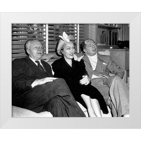 Sunset Boulevard White Modern Wood Framed Art Print by Hollywood Photo Archive