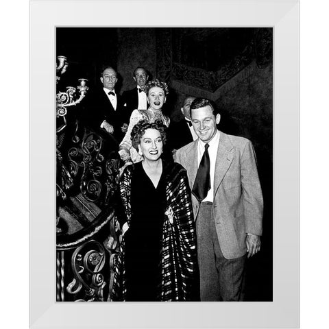 Sunset Boulevard White Modern Wood Framed Art Print by Hollywood Photo Archive