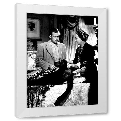 Sunset Boulevard White Modern Wood Framed Art Print by Hollywood Photo Archive