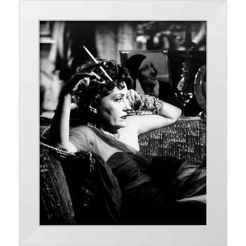 Sunset Boulevard White Modern Wood Framed Art Print by Hollywood Photo Archive