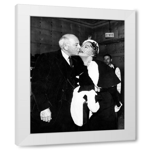 Sunset Boulevard White Modern Wood Framed Art Print by Hollywood Photo Archive