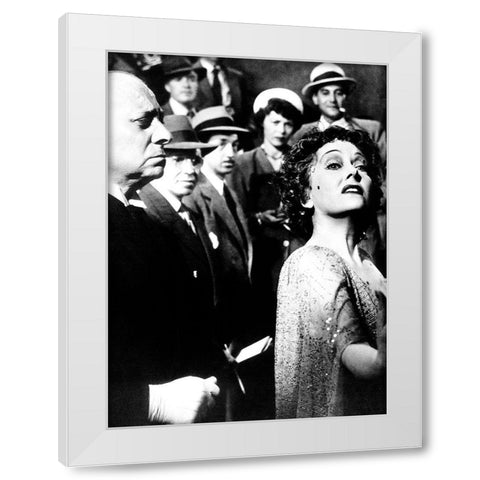 Sunset Boulevard White Modern Wood Framed Art Print by Hollywood Photo Archive