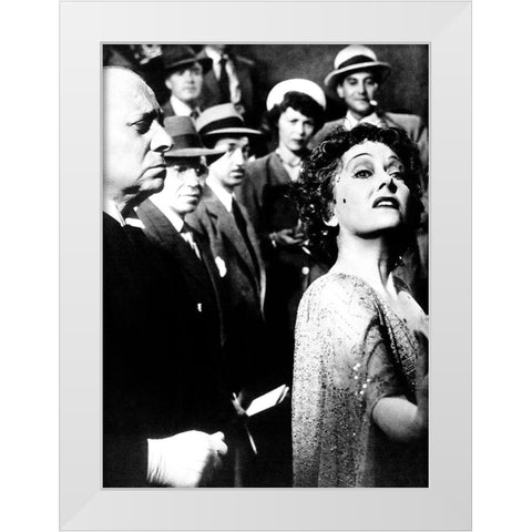 Sunset Boulevard White Modern Wood Framed Art Print by Hollywood Photo Archive