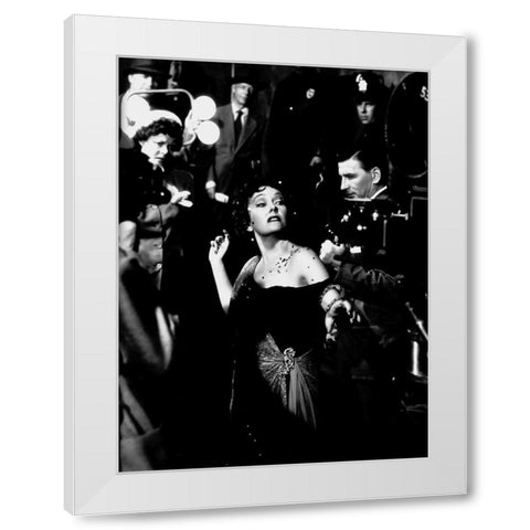Sunset Boulevard White Modern Wood Framed Art Print by Hollywood Photo Archive