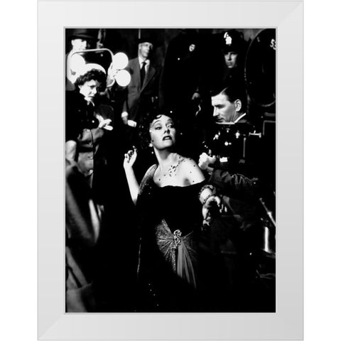Sunset Boulevard White Modern Wood Framed Art Print by Hollywood Photo Archive
