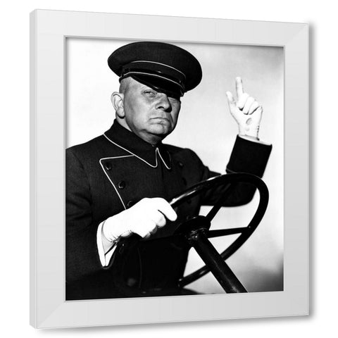 Sunset Boulevard White Modern Wood Framed Art Print by Hollywood Photo Archive