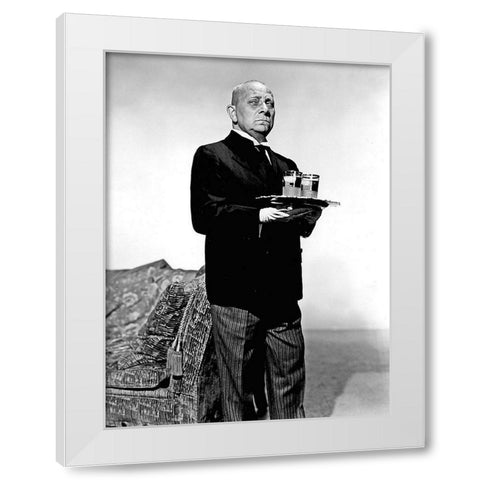 Sunset Boulevard White Modern Wood Framed Art Print by Hollywood Photo Archive