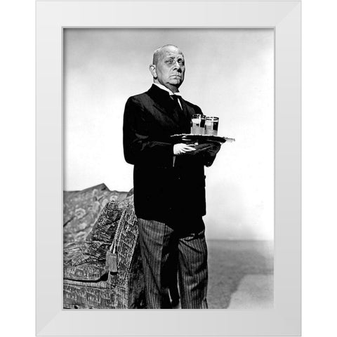 Sunset Boulevard White Modern Wood Framed Art Print by Hollywood Photo Archive