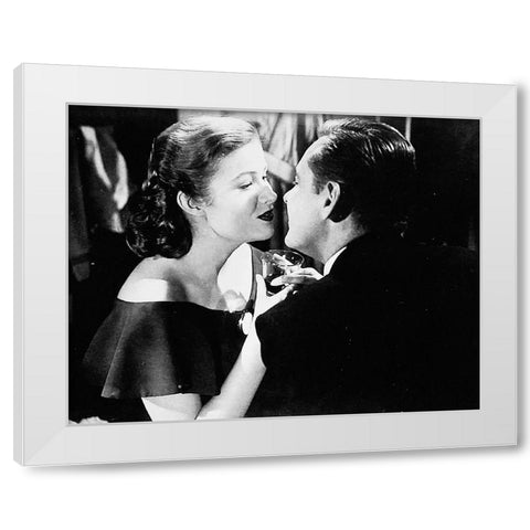 Sunset Boulevard White Modern Wood Framed Art Print by Hollywood Photo Archive