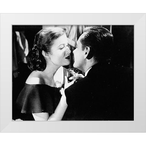 Sunset Boulevard White Modern Wood Framed Art Print by Hollywood Photo Archive