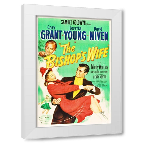 The Bishops Wife White Modern Wood Framed Art Print by Hollywood Photo Archive