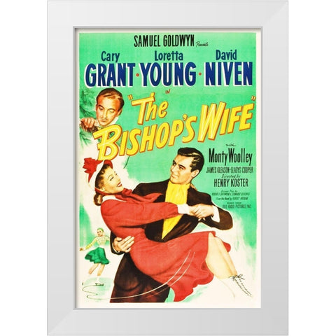 The Bishops Wife White Modern Wood Framed Art Print by Hollywood Photo Archive