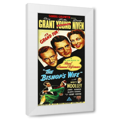 The Bishops Wife White Modern Wood Framed Art Print by Hollywood Photo Archive