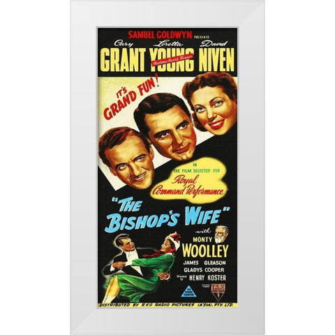 The Bishops Wife White Modern Wood Framed Art Print by Hollywood Photo Archive