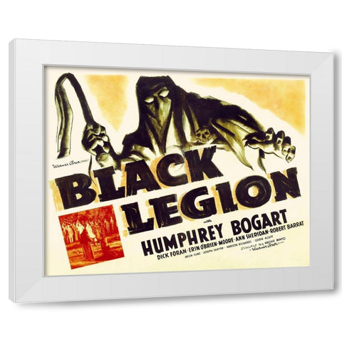 Black Legion White Modern Wood Framed Art Print by Hollywood Photo Archive
