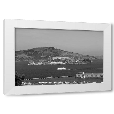 Alcatraz Island San Francisco California White Modern Wood Framed Art Print by Highsmith, Carol