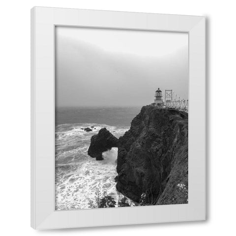 The Point Bonita Lighthouse San Francisco California White Modern Wood Framed Art Print by Highsmith, Carol