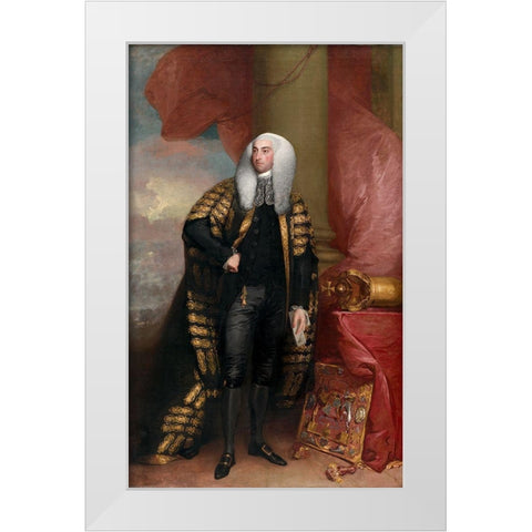 Baron FitzGibbon White Modern Wood Framed Art Print by Stuart, Gilbert
