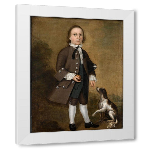 Jeremiah Belknap White Modern Wood Framed Art Print by Badger, Joseph
