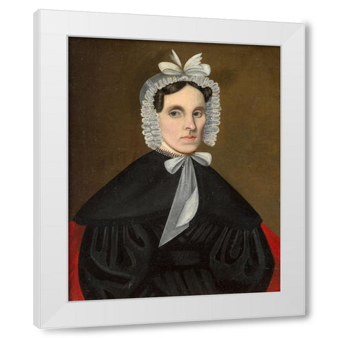 Sally Avery Olds White Modern Wood Framed Art Print by Wade, Jeptha Homer
