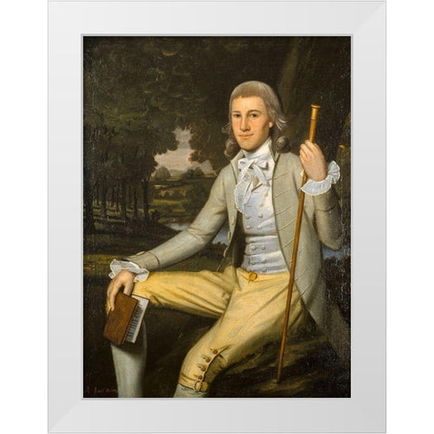 Moses Seymour Jr White Modern Wood Framed Art Print by Earl, Ralph