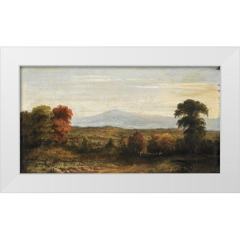 Landscape White Modern Wood Framed Art Print by Cropsey, Jasper F. Imitator of