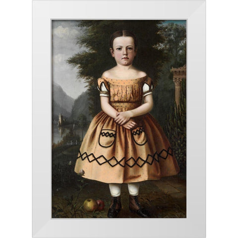 Minnie Willard White Modern Wood Framed Art Print by Willard, Archibald