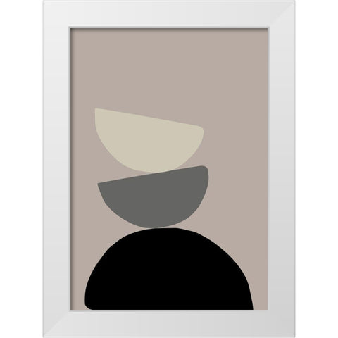 The Tower White Modern Wood Framed Art Print by Uppsala Studio