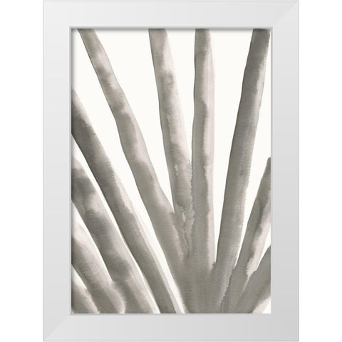Aloe Vera White Modern Wood Framed Art Print by Uppsala Studio