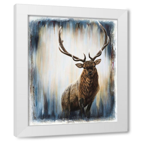 Standing Tall White Modern Wood Framed Art Print by Bawden, Angela