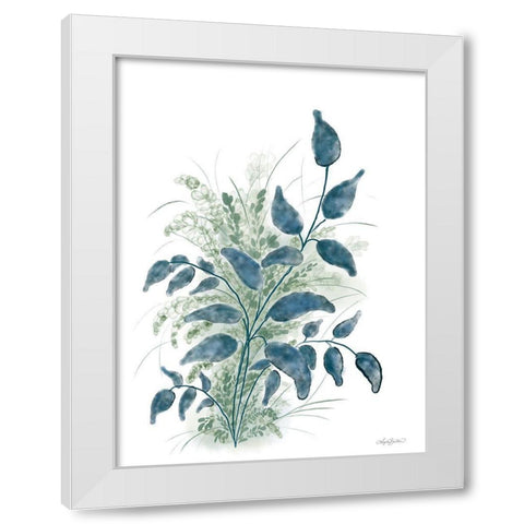 Bohemian Botanical II White Modern Wood Framed Art Print by Bawden, Angela