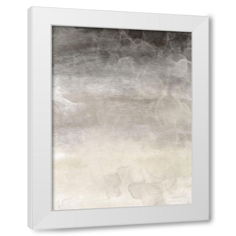 Hazy Gray Day White Modern Wood Framed Art Print by Bawden, Angela