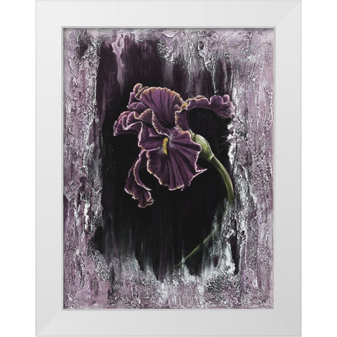 Grace Upon Grace White Modern Wood Framed Art Print by Bawden, Angela