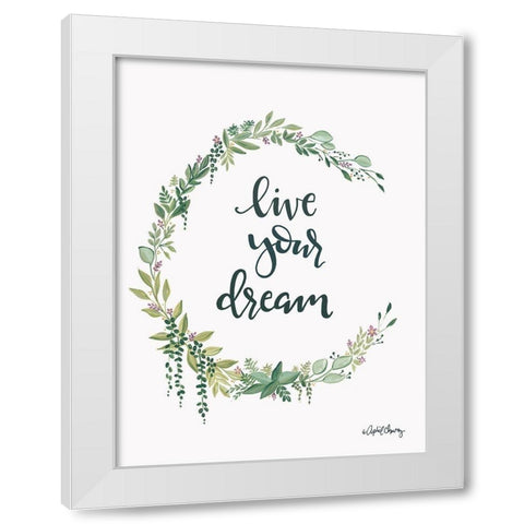 Family Love  need new title    White Modern Wood Framed Art Print by Chavez, April