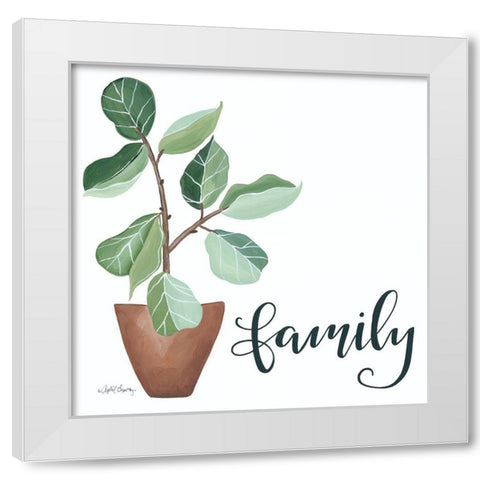 Plant Family     White Modern Wood Framed Art Print by Chavez, April