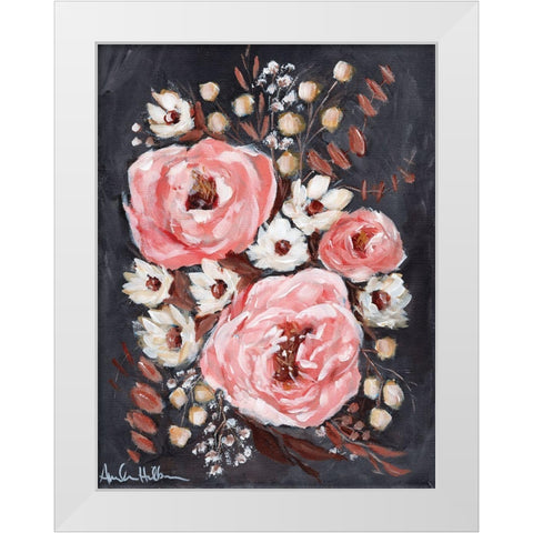 Warmth White Modern Wood Framed Art Print by Hilburn, Amanda