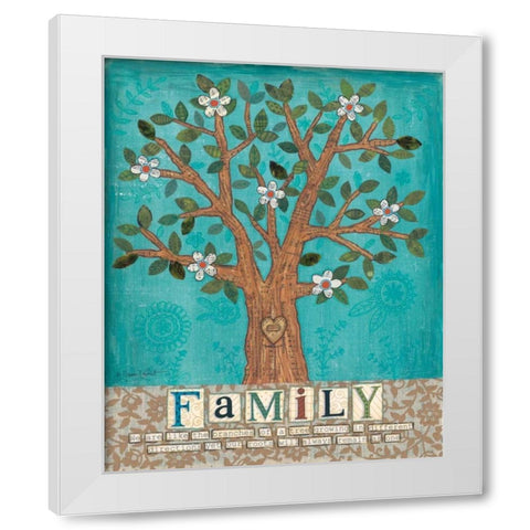 Home White Modern Wood Framed Art Print by Lapoint, Annie