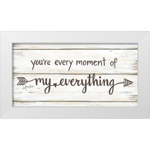 My Everything White Modern Wood Framed Art Print by LaPoint, Annie