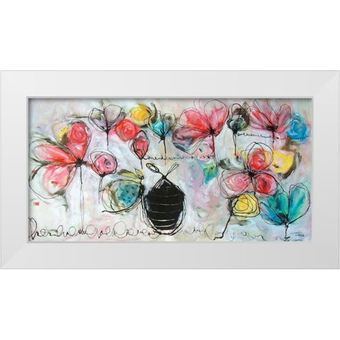 Maternity White Modern Wood Framed Art Print by Rodridgue, Annie