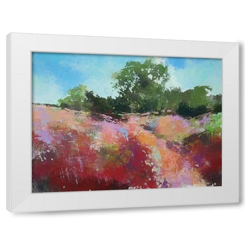 Beautiful Path White Modern Wood Framed Art Print by Thouthip, Anne