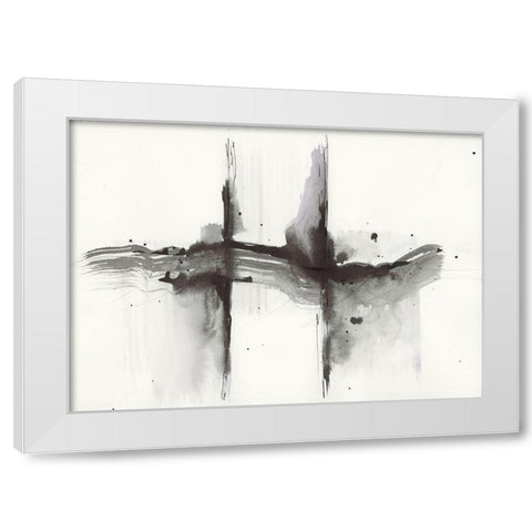 Simplification Series III White Modern Wood Framed Art Print by Hallowell, Britt