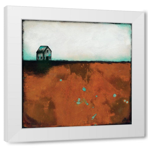 Country Solace White Modern Wood Framed Art Print by Hallowell, Britt
