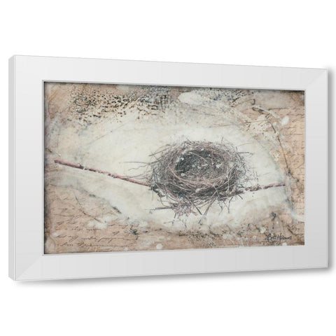 Wintering White Modern Wood Framed Art Print by Hallowell, Britt