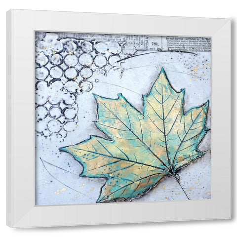 Channeling Fall 2 White Modern Wood Framed Art Print by Hallowell, Brit